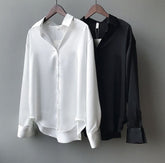 Pack of 2 black and white button down shirt